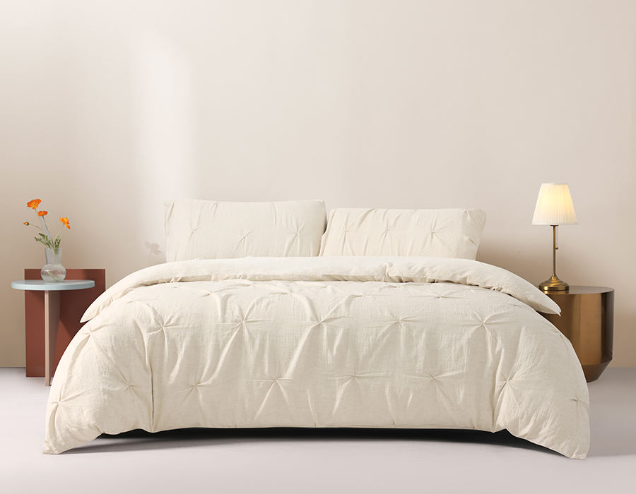 Cotton and Linen Bedding Set